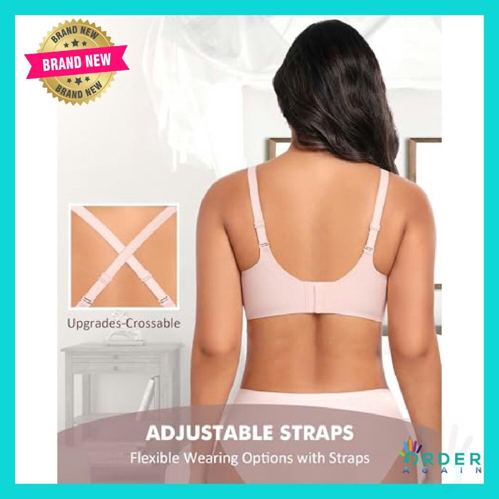 Wireless Seamless Bra Full Coverage Comfortable E… - image 4